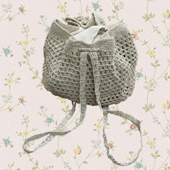 Brand new woven backpack tote with tags still on from urban outfitters - Picture 2 of 4